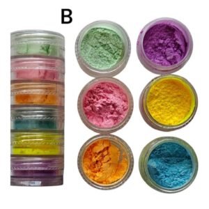 Pearl Mica Powder Set – 6 in 1 | Vibrant Shimmer Powders for Resin, Soap, and Crafting (All Sets)