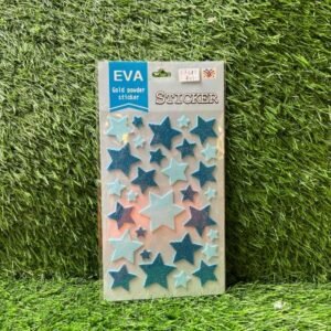 Foam Star Stickers – All 4 Colours (Red, Yellow, Pink, Blue)
