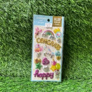Balloon Stickers – Thank You, Congrats & Celebration (All 4 Types)