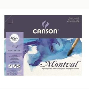 Canson Montval Watercolor Paper – 300 GSM | A3 / A4 / A5 | Cold Pressed Fine Art Paper