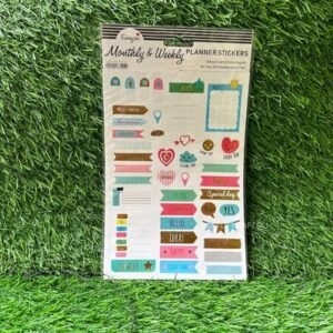 Journalling Monthly Planner Stickers – Set of 5 Types