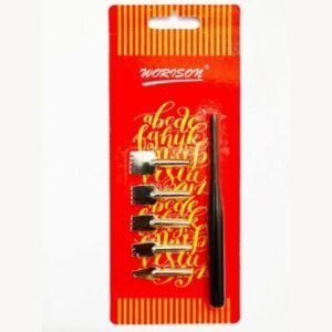 Worison Calligraphy Dip Pen Holder with 5 Attachments