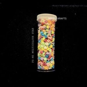 Polymer Shaker Fillers - Multicolour Stars (20gm)