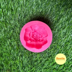 Rose Peony Mould - 2 Inch Silicone Mould | Food-Grade for Fondant, Chocolate, Resin Art, Soap Making & Elegant Crafts