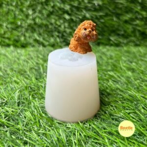 Puppy Silicone Mould (2.7x2.9cm) | Perfect for Resin, Clay, Soap, Wax & Miniature Crafts