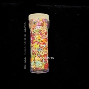 Polymer Shaker Fillers - Holographic Alphabets (20gm)