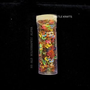 Confetti Alphabets Polymer Shaker 20gm Pack | Approx 6x5mm Tiny Letter Clay Slices for Resin Art, Shaker Cards & DIY Crafts
