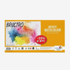 Brustro Artists' Watercolour Paper Polypack - 200 GSM, Cold Pressed (A4 & A3 Sizes)