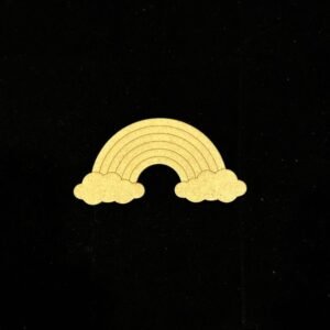 Rainbow MDF Cutout (2x4 Inch) | Premarked Wooden Shape for DIY Crafts, Painting & Decor