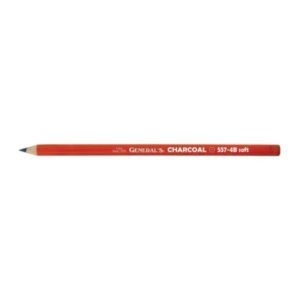 General's "The Original" Charcoal Pencil - 4B Medium | Smooth, Blendable & Rich Black for Sketching & Fine Art