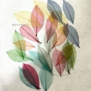 Colourful Artificial Leaf Veins - All Sizes (5cm, 5.5cm, 7.5cm, 12cm) | For Resin Art, Floral Crafts & Decor (10/20/24 Pcs)