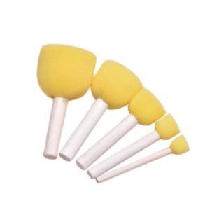 Sponge Brush / Dabbing Sponge Set - Achieve Perfect Textures & Smooth Coats (Set of 4 & Set of 5)