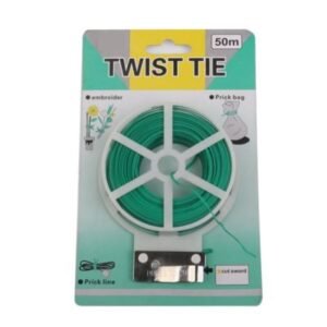 Heavy Duty Plastic Coated Wire Twist Ties - 20 Meters | Versatile for Garden, Home, Office & Bag Tying