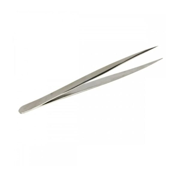 Precision Stainless Steel Tweezer - 5.5 Inch (Versatile Straight / Slanted Tip) 14 259 6