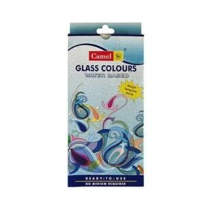 Camel Glass Colours – Water Based – 10ml (Pack of 6 Shades)