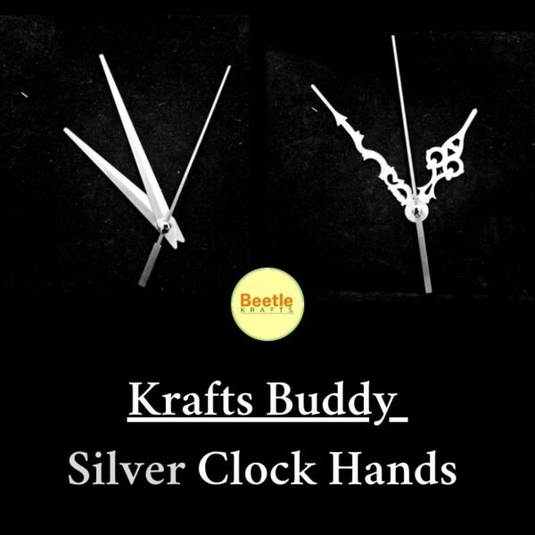 Buy Premium Krafts Buddy Clock Hands | Silver 4-4.5 Inch
