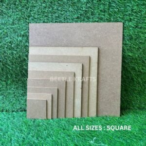 Square MDF Boards – Multiple Sizes | 3.5mm Thickness