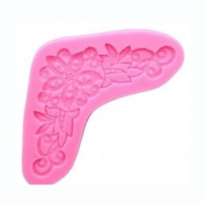 Delicate Lace Corner Silicone Mould (6 x 2.25 x 0.25 Inch) - Vintage Edging for Fondant, Gum Paste, and Resin