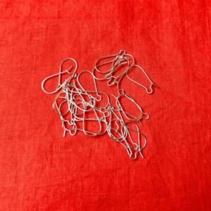 Earring Hooks – Silver Finish | 25 Pieces | Sizes: 1 Inch & 1.5 Inch
