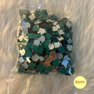 Crown Shape Mirror Sequins (1cm) | 200g Pack  Decorative Mirrors for Embroidery, Crafts & DIY