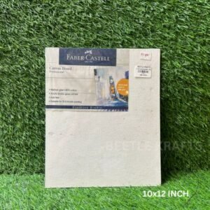 Canvas Board (White) – 10x12 Inch | Primed Cotton Surface for Acrylic & Oil Painting