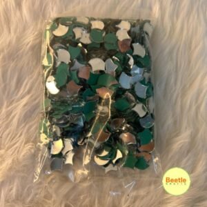 Diya Shape Mirror Sequins (1.3cm) | 200g Pack Decorative Mirrors for Embroidery, Crafts & DIY