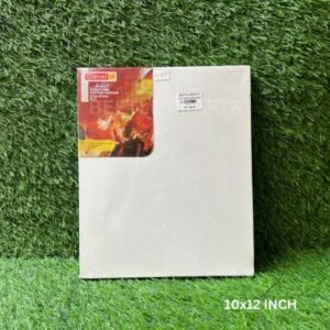 Canvas Frame/Box (White) – 10x12 Inch | Primed Cotton Surface for Acrylic & Oil Painting | All Brands