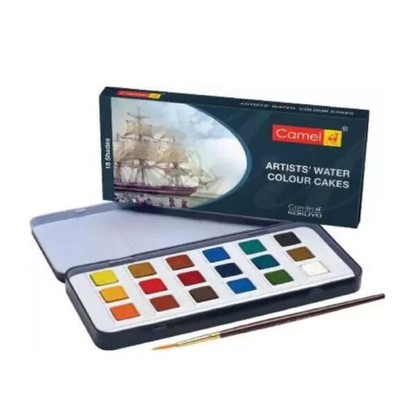 Camel Artist Water Colour Cakes Set (18 & 24 Shades) 19 292 1