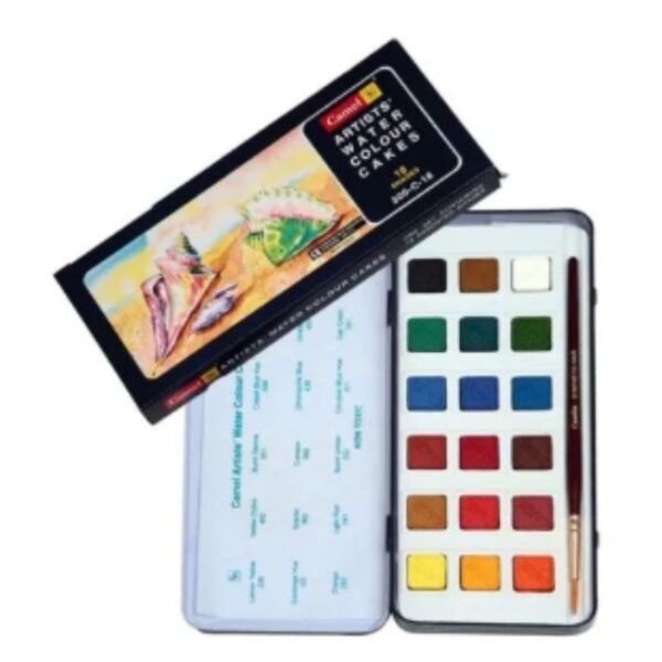 Camel Artist Water Colour Cakes Set (18 & 24 Shades) 16 294 1