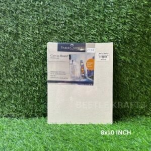 Canvas Board (White) – 8x10 Inch | Primed Cotton Surface for Acrylic & Oil Painting | All Brands