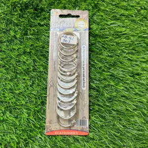 Book Rings / Loose Leaf Binder Rings - Silver 25mm (Pack of 12) | Versatile for Paper, Craft