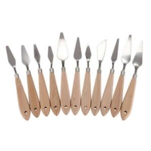 Artist Painting Knives / Palette Knives (Wooden Handle) - All Sizes (Nos. 6, 8, 9, 10, 11, 12, 15, 16, 18)