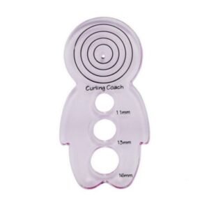 Quilling Coach / Circle Sizer Tool for Art and Craft (5x9x0.5 cm) | Essential Guide for Perfect Paper Quilling Coils & Shapes