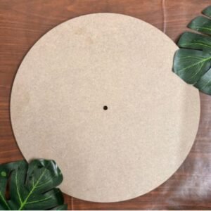 MDF Clock Boards – Round with Center Hole | 5.5mm Thickness