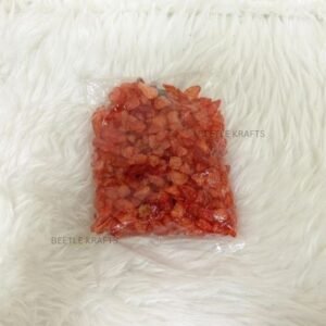 Orange Dyed Stones (250g) – 4mm to 7mm