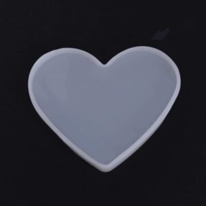 Plain Heart Silicone Mould - Versatile 6 & 8 Inch Sizes (8mm Depth) for Resin Art, Coasters & Crafts