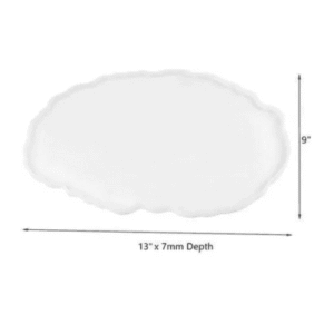 Oval Agate Tray Silicone Mould (13x9 Inch)