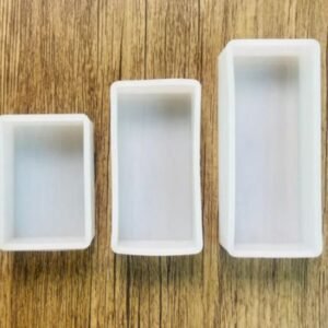 Rectangle Deep Cast Silicone Mould Set - 3 Pcs (Multi-Size) | 22mm Thickness for Resin Art & Embeddings