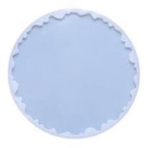Round Agate Silicone Mould – 8 Inch | 6mm Depth