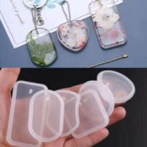 Keychain Pendant Mould 5pcs Set