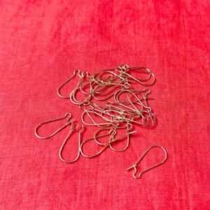 Earring Hooks – Golden Finish | 25 Pieces | Sizes: 1 Inch & 1.5 Inch