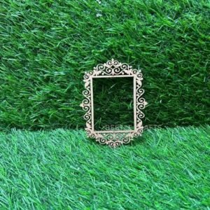 MDF Cutout: Rectangle 4.4x2.8 Inch, Thickness 2mm