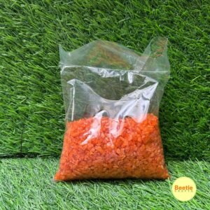 Orange Dyed Stones - 500gm Pack (4-7mm)