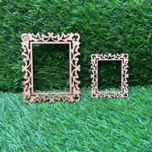 MDF Cutout : Vintage Frame (Rectangle : All Size)