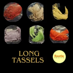 Long Tassels - 3 Inch Size | Pack of 10 - Your Colour Choice!