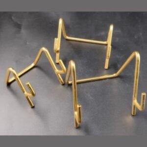 Metal Stand (Non-Foldable) - All Sizes (3/4/6 Inch) Golden