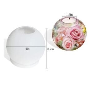 Sphere T-light Holder Mould - 4 x 3.7 Inches
