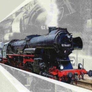 Decoupage Tissue Paper 13 x 13 Inch | 3 Ply | Locomotive