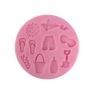 Beach Holiday Silicone Mold 8.2cm