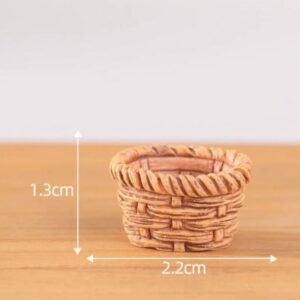 Miniature Tall Vegetable Basket (1.3x2.2cm)